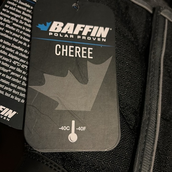 Baffin “Cheree” Polar Proven Black Insulated Snow Boots Size 5 Youth Unisex - Picture 6 of 16